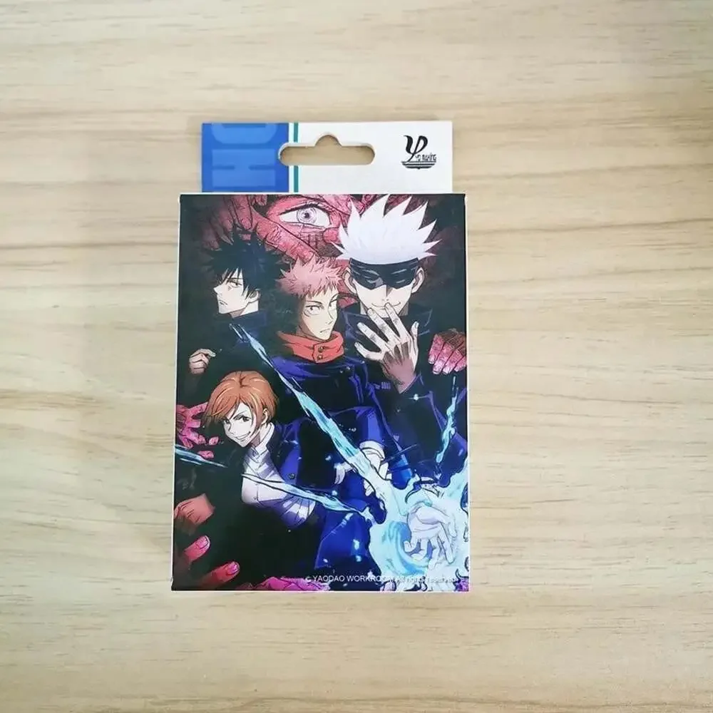 Us seller 54Pcs Cards Anime Genshin Impact Cosplay Board Game Cards Jujutsu Demo